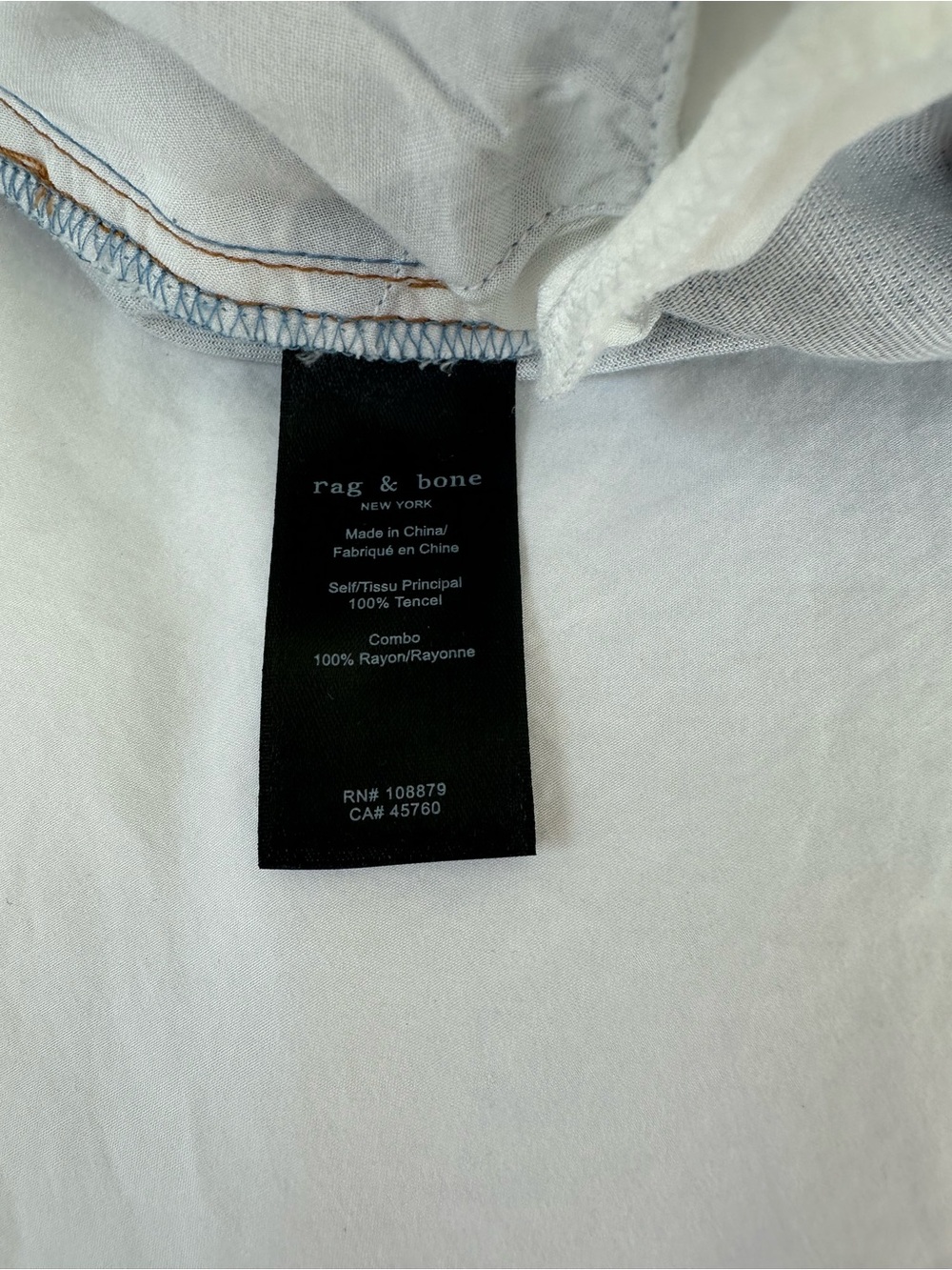 Rag and Bone Miramar Shea High Rise Relaxed Straight Sweatpant Jeans - Picture 5 of 5